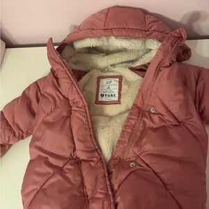 GAP Kids Dusty Pink Puffer Jacket